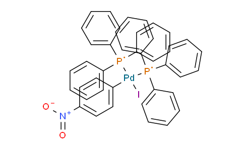 反式碘(对硝基苯基)双(三苯基膦)钯