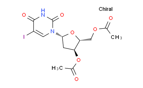 ((2R,3S,5R)-3-Acetoxy-5-(5-iodo-2,4-dioxo-3,4-dihydropyrimidin-1(2H)-yl)tetrahydrofuran-2-yl)methyl acetate