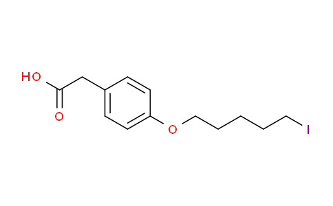 2-(4-((5-Iodopentyl)oxy)phenyl)acetic acid