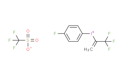 (4-Fluorophenyl)(3,3,3-trifluoroprop-1-en-2-yl)iodonium trifluoromethanesulfonate