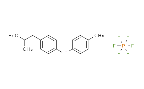 (4-Isobutylphenyl)(p-tolyl)iodonium hexafluorophosphate(V)