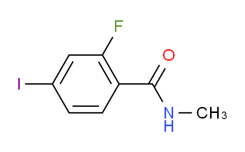 N-METHYL-2-FLUORO-4-IODOBENZAMIDE