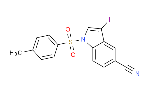 3-碘-1-甲苯磺酰-1H-吲哚-5-甲腈