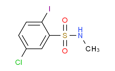 5-Chloro-2-iodo-n-methylbenzenesulfonamide