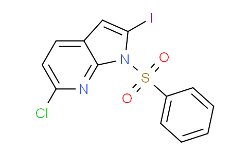 6-Chloro-2-iodo-1-(phenylsulfonyl)-1H-pyrrolo[2,3-b]pyridine