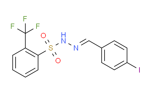 (E)-N'-(4-Iodobenzylidene)-2-(trifluoromethyl)benzenesulfonohydrazide