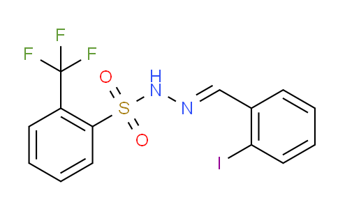 (E)-N'-(2-Iodobenzylidene)-2-(trifluoromethyl)benzenesulfonohydrazide