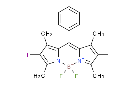 5,5-Difluoro-2,8-diiodo-1,3,7,9-tetramethyl-10-phenyl-5H-dipyrrolo[1,2-c:2',1'-f][1,3,2]diazaborinin-4-ium-5-uide