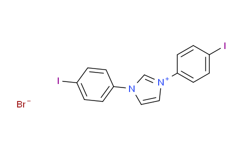 1,3-Bis-(4-iodo-phenyl)-3H-imidazol-1-ium;bromide