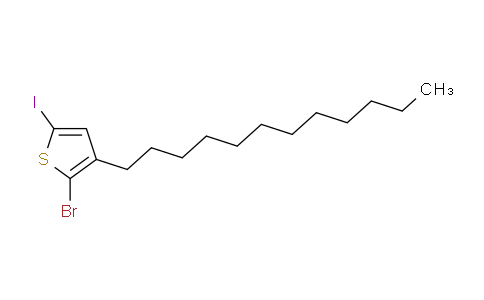 2-Bromo-3-dodecyl-5-iodothiophene (stabilized with Copper chip)