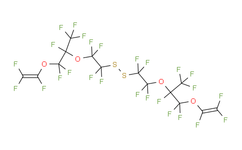 Bis(perfluoro-6-vinyl-4-methyl-3,6-dioxahexyl) disulfide