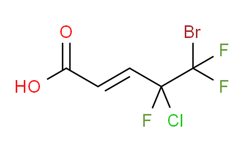 5-Bromo-4-chloro-4,5,5-trifluoropent-2-enoic acid