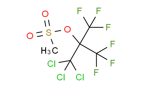 1,1-Bis(trifluoromethyl)-2,2,2-trichloroethyl methanesulfonate