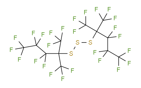 Bis[heptafluoro-1,1-bis(trifluoromethyl)butyl] trisulfide