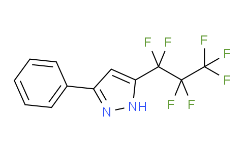 3(5)-Heptafluoropropyl-5(3)-phenylpyrazole