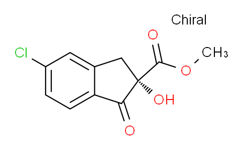 (2S)-Methyl 5-chloro-2,3-dihydro-2-hydroxy-1-oxo-1H-indene-2-carboxylate