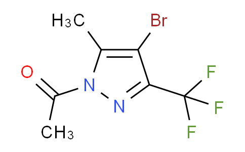 1-Acetyl-4-bromo-5(3)-methyl-3(5)-(trifluoromethyl)pyrazole