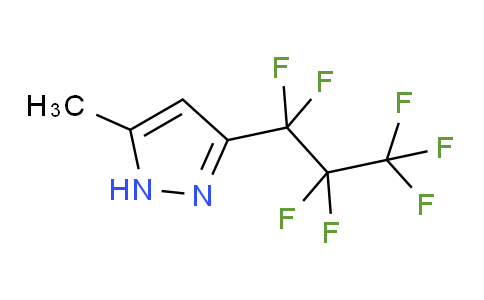 3(5)-Heptafluoropropyl-5(3)-methylpyrazole