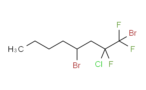 2-Chloro-1,4-dibromo-1,1,2-trifluorooctane