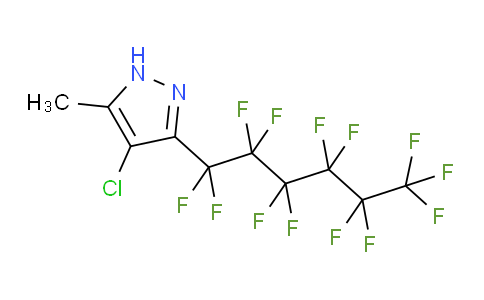 4-Chloro-5-methyl-3-(perfluorohexyl)pyrazole
