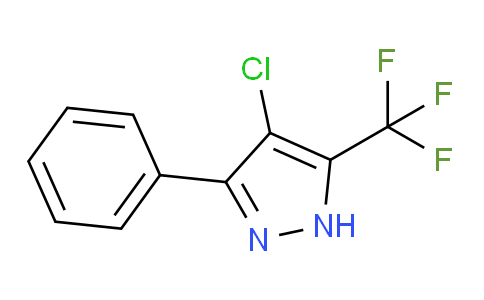 4-Chloro-5(3)-phenyl-3(5)-(trifluoromethyl)pyrazole