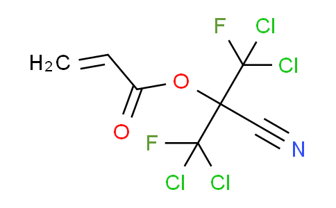 2-Cyano-1,3-difluorotetrachloropropan-2-yl acrylate