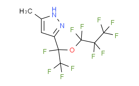 5(3)-Methyl-3(5)-[perfluoro(1-propoxyethyl)]pyrazole
