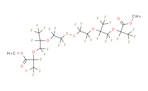 Bis(7-methoxycarbonylperfluoro-4,7-dimethyl-3,6-dioxaheptyl) disulfide