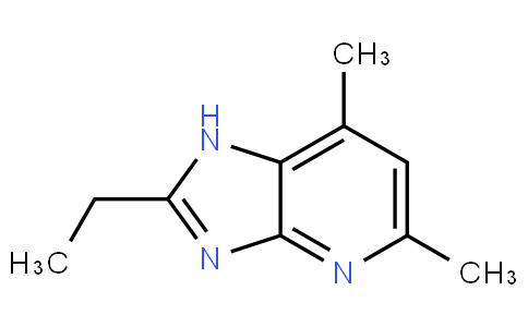 1H-IMIDAZO[4,5-B]PYRIDINE, 2-ETHYL-5,7-DIMETHYL-