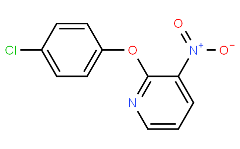2-(4-CHLOROPHENOXY)-3-NITROPYRIDINE