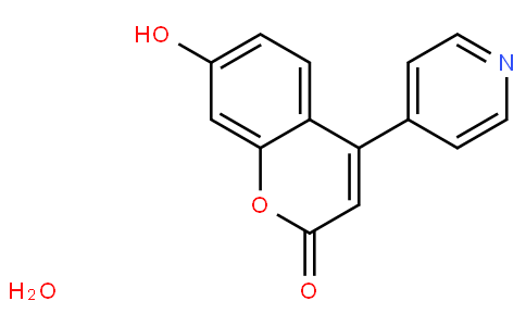 7-HYDROXY-4-(4-PYRIDYL)COUMARIN MONOHYDRATE