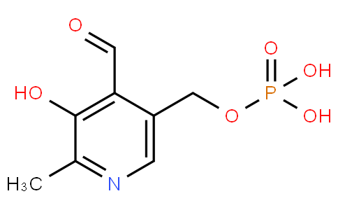 3-Hydroxy-2-methyl-5-([phosphonooxy]methyl)-4-pyridinecarboxaldehyde
