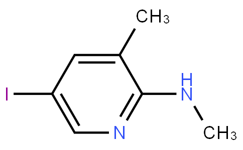 5-Iodo-3-methyl-2-methylaminopyridine