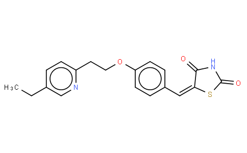 5-(4-(2-(5-乙基吡啶-2-基)乙氧基)苯亚甲基)噻唑烷-2,4-二酮