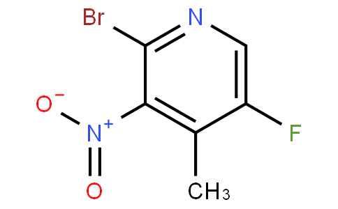 2-BROMO-3-NITRO-4-METHYL-5-FLUOROPYRIDINE