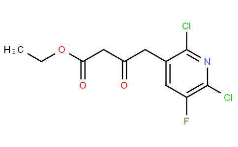 Ethyl 2,6-dichloro-5-fluoro-pyridine-3-acetoacetate