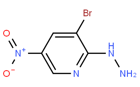 3-BROMO-2-HYDRAZINO-5-NITROPYRIDINE
