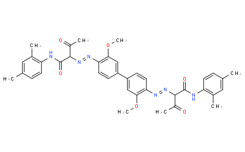 2,2'-[(3,3'-dimethoxy[1,1'-biphenyl]-4,4'-diyl)bis(azo)]bis[N-(2,4-dimethylphenyl)-3-oxobutyramide]
