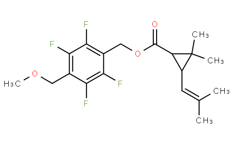 [2,3,5,6-Tetrafluoro-4-(methoxymethyl)phenyl]methyl2,2-dimethyl-3-(2-methyl-1-propenyl)cyclopropanecarboxylate