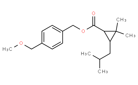 2,2-Dimethyl-3-(2-methylpropyl)cyclopropanecarboxylic acid p-(methoxymethyl)benzyl ester