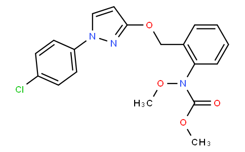 Methyl (2-(((1-(4-chlorophenyl)-1H-pyrazol-3-yl)oxy)methyl)phenyl)(methoxy)carbamate