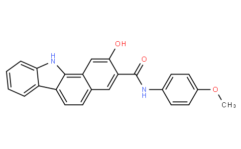 2-Hydroxy-N-(4-methoxyphenyl)-11H-benzo[a]carbazole-3-carboxamide