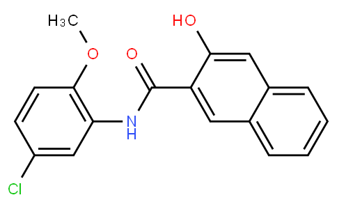 N-(5-氯-2-甲氧基苯基)-3-羟基-2-萘甲酰胺