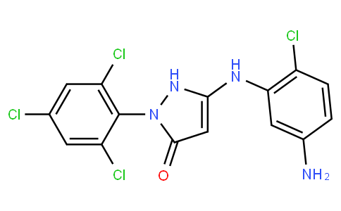 1-(2,4,6-Trichlorophenyl)-3-(5-amino-2-chloroanilino)-5-pyrazolone