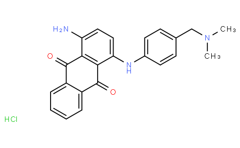 1-amino-4-[[4-[(dimethylamino)methyl]phenyl]amino]anthraquinone monohydrochloride