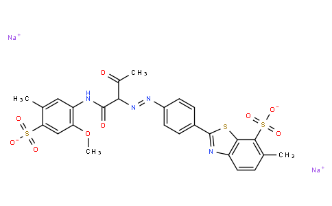 disodium 2-[4-[[1-[[(2-methoxy-5-methyl-4-sulphonatophenyl)amino]carbonyl]-2-oxopropyl]azo]phenyl]-6-methylbenzothiazole-7-sulphonate