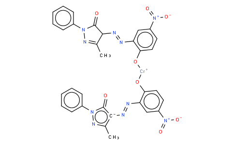 2,4-Dihydro-4-[(2-hydroxy-5-nitrophenyl)azo]-5-methyl-2-phenyl-3H-pyrazol-3-one chromium complex