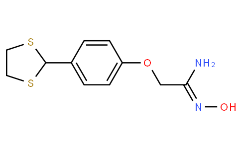2-[4-(1,3-DITHIOLAN-2-YL)PHENOXY]ACETAMIDOXIME