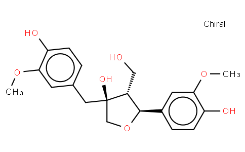 2-Methoxy-4-[[(2S)-3β-(hydroxymethyl)-4α-hydroxy-4-(3-methoxy-4-hydroxybenzyl)tetrahydrofuran]-2α-yl]phenol