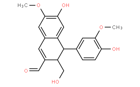 6-Hydroxy-4-(4-hydroxy-3-methoxyphenyl)-3-hydroxymethyl-7-methoxy-3,4-dihydro-2-naphthaldehyde